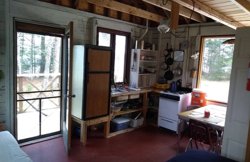 Franklin Cabin | Rustic off grid experience lakefront with beautiful sunrise view of Schoodic Mtn