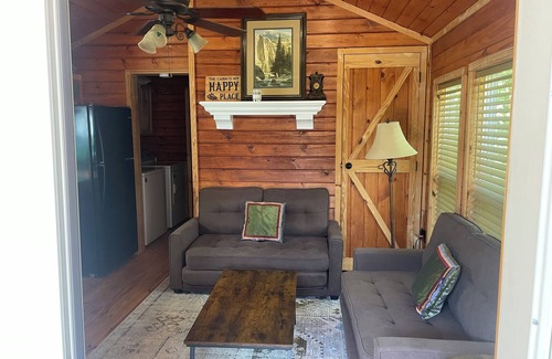 Jones Mills Cabin | Rustic Tiny House w/Private Kennel!
