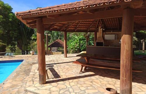 Hidrolandia House | Sítio Recanto da Paz - Chácara para temporada com piscina aquecida