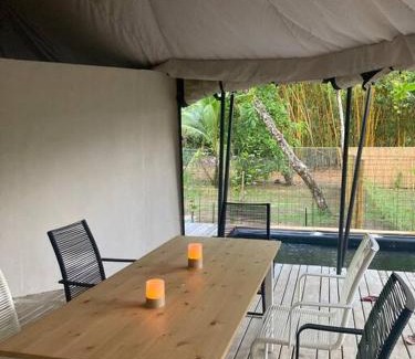Savegre House | Safari tent with private pool close to Manuel Antonio