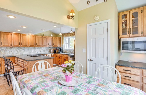 North Webster House | Scenic Views: Spacious Webster Lake House!