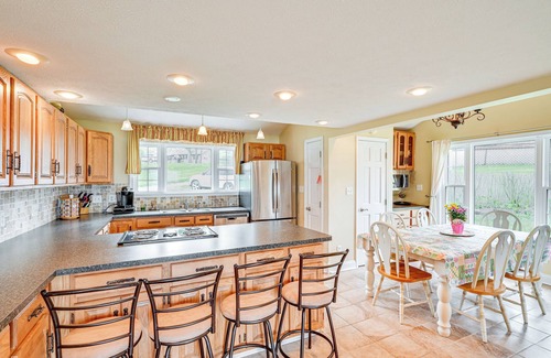 North Webster House | Scenic Views: Spacious Webster Lake House!