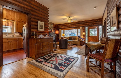 Cody House | Scout's Rest in Cody - Beautiful Cozy Log Cabin that sleeps 8!