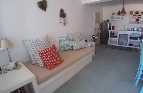 Mandrakia House | "Sea Blue" traditional cycladic residence with sea view terrace