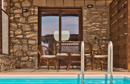 Karpathos Villa | Sea Front Karpathos Apartment | Apartment Tau | Furnished Terrace | Private.