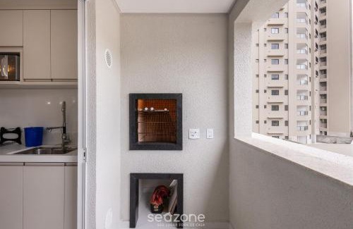 Tabuleiro dos Oliveiras Apartment | Sea view apt w/BBQ in Itapema – SBN0705