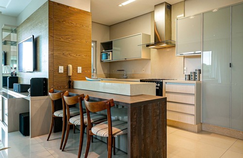 Santinho Apartment | Sea View | Large Balcony with BBQ Grill #CSA01D