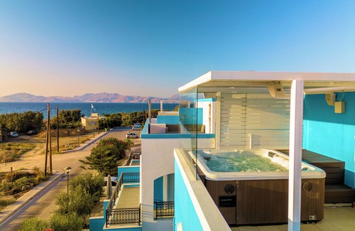 Mastichari Villa | Seabreeze Villa - with Jacuzzi & heated pool