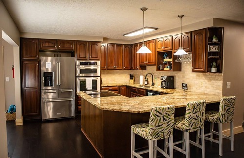 Nashport Cabin | Secluded Cabins on Private Stocked Pond Hot Tub. Ping Pong. Arcade. Master Suite