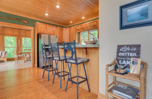 Wedowee House | Secluded Cove & Fire Pit: Lake Wedowee Getaway