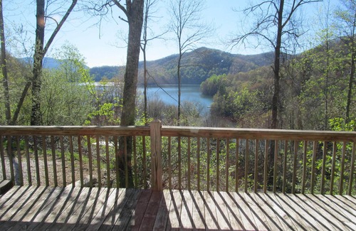 Topton Cabin | Secluded, lake view with hot tub, billiards, ping pong & hammock