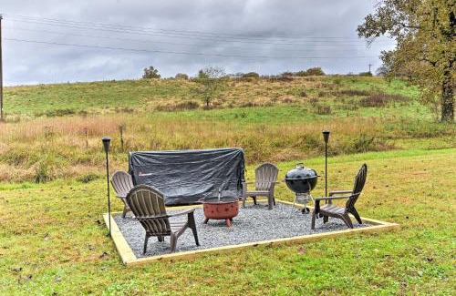 Morganton House | Secluded Morganton Tiny Home with Grills!