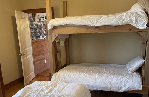 Woodville Cabin | Secluded & Private Cabin situated over stocked pond.