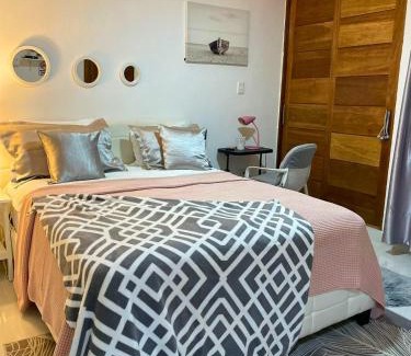 Ensanche Ozama Apartment | Self-checking-Fast internet-Alexa-Smart-Tv-AC-Hot Water