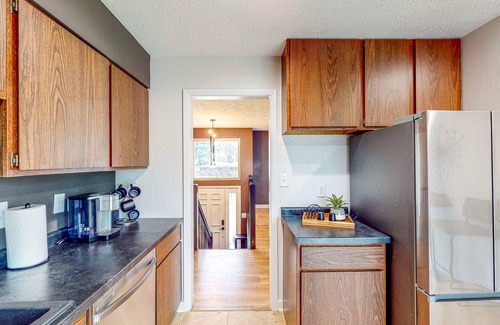 Bloomington House | Serene and modern retreat with game room, balcony