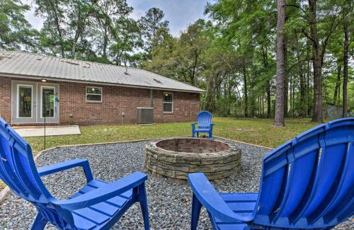 Boys Ranch House | Serene Live Oak Home with Fire Pit by River and SOSMP!