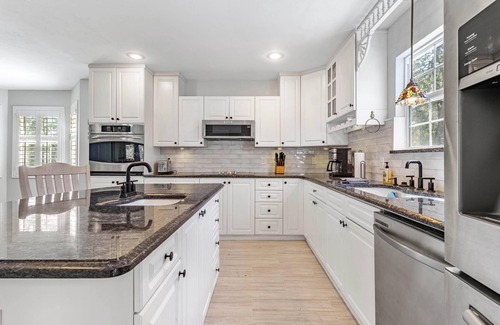 Branford House | Serene, Luxurious Riverside Home w/Dock!