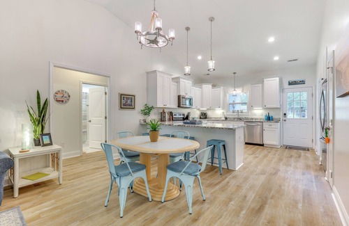 Yaupon Beach House | Serene Oak Island Home w/Private Saltwater Pool!
