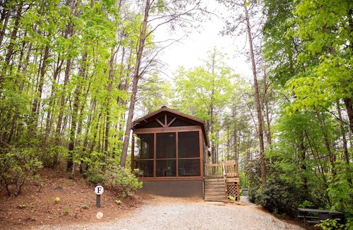 Mill Spring Cabin | Serenity Ridge Cabin F: Couple's Vacay + Hot Tub