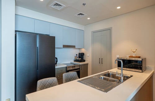 Dubai Apartment | Serenity Suite Stylish 2BR + Pool & Fitness Perks