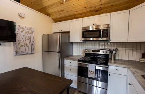 Muncie House | Settle in at the Petite Retreat.