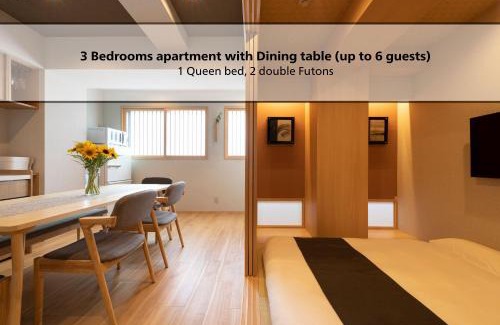 Shinsekai Apartment | Shirakabanoyado - EBISU, 白樺の宿 - 惠美须, SELF CHECK IN