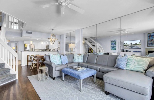Isle of Palms Condo | "Shore Thing" at 420C Shipwatch|Oceanfront Penthouse|Three Decks|All New|Video Game Machine|Famil.