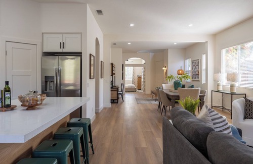 Temecula House | Single-Level Newly Renovated Modern Light Filled Home in Temeku Country Club.