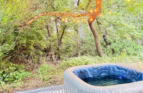 Orrin House | Skoolie Stay on small Ranch w/ seasonal private Hot Tub