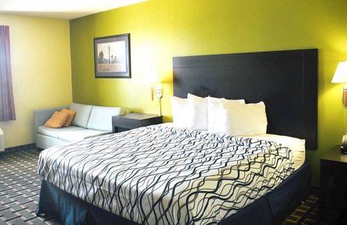 Park City House | Sky-Palace Inn & Suites Park City Wichita North - 1 King Bed NS