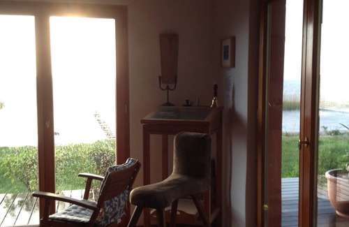 Meesiger House | Small house on the lake in Mediterranean style with its own jetty & small rowing boat!