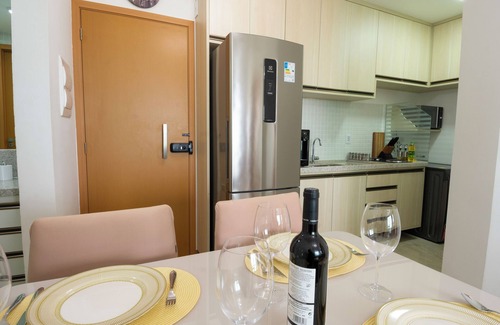 Boca do Rio Apartment | Smart Orla: 2 Bedrooms with Air Conditioning, Pool and Garage