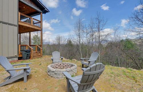 Andrews House | Smoky Mountain Cabin Rental Game Room, Fire Pit!