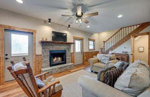 Andrews House | Smoky Mountain Cabin Rental Game Room, Fire Pit!