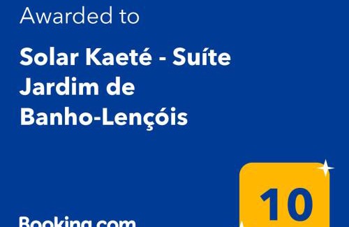 Santo Amaro do Maranhao House | Solar Kaeté - Suíte Jardim de Banho-Lençóis