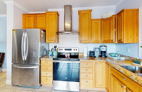 Bay Point House | Soundfront home with boat trailer parking, scenic balcony, grill, & full kitchen