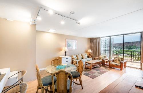 Waikiki Apartment | Spacious 14th Floor Corner Suite, Partial Diamond Head and Ocean Views, FREE Parking!