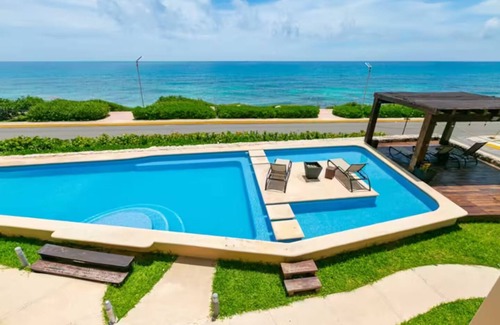 Salinas Condo | Spacious 2-bed condo with Stunning Sea Views - Isla Mujeres
