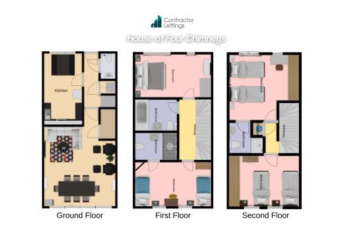 Peterborough House | Spacious 4-Bedroom House with POOL & TABLE TENNIS TABLE and MASSAGE CHAIRS By Your Lettings Short Lets & Serviced Accommodation Peterborough Free WiFi and Netflix