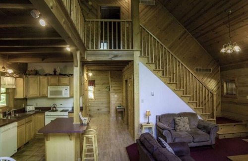 Helmsburg Cabin | Spacious and Secluded Cabin with Outdoor Hot tub!