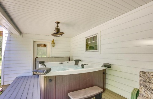 Shook House | Spacious and Secluded Shook Home with Private Hot Tub!