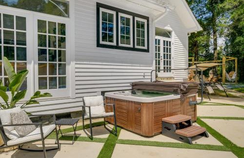 Durham House | Spacious Durham Home with Fire Pit and Hot Tub!