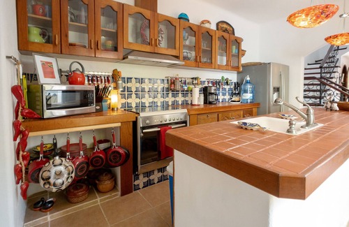 Puerto Morelos House | Spacious Hacienda style home with charming garden, screened porch and pool