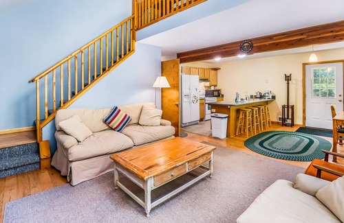 Frankfort House | Spacious home near the lake w/ fireplace, hammock, full kitchen, & washer/dryer