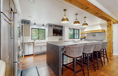 Saint Joseph House | Spacious home with game room, hot tub, fireplace, fast WiFi & home theater