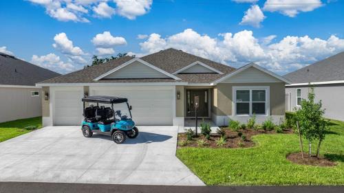 Sumter County House | Spacious Lake View 3BR in The Villages With Golf Cart & Patio