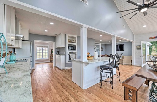 Winchester House | Spacious Lakefront Retreat w/Hot Tub + Dock!