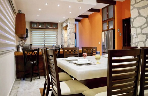 Villa Juarez House | Spacious Mexican Hacienda with Lazy River Pool, Family-Friendly