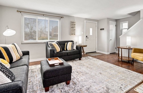 Brookline House | Spacious Open Floor Home, 15min from Downtown, w/ Private Garage & Patio