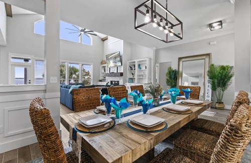 Green Cove Springs House | Spacious riverfront home perfect for larger families, featuring stunning river views, private dock